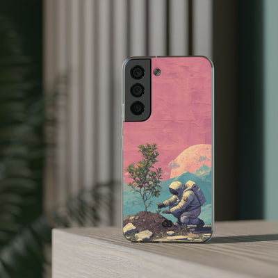 Lunar Pastel Bloom · Soft Phone Case for Samsung