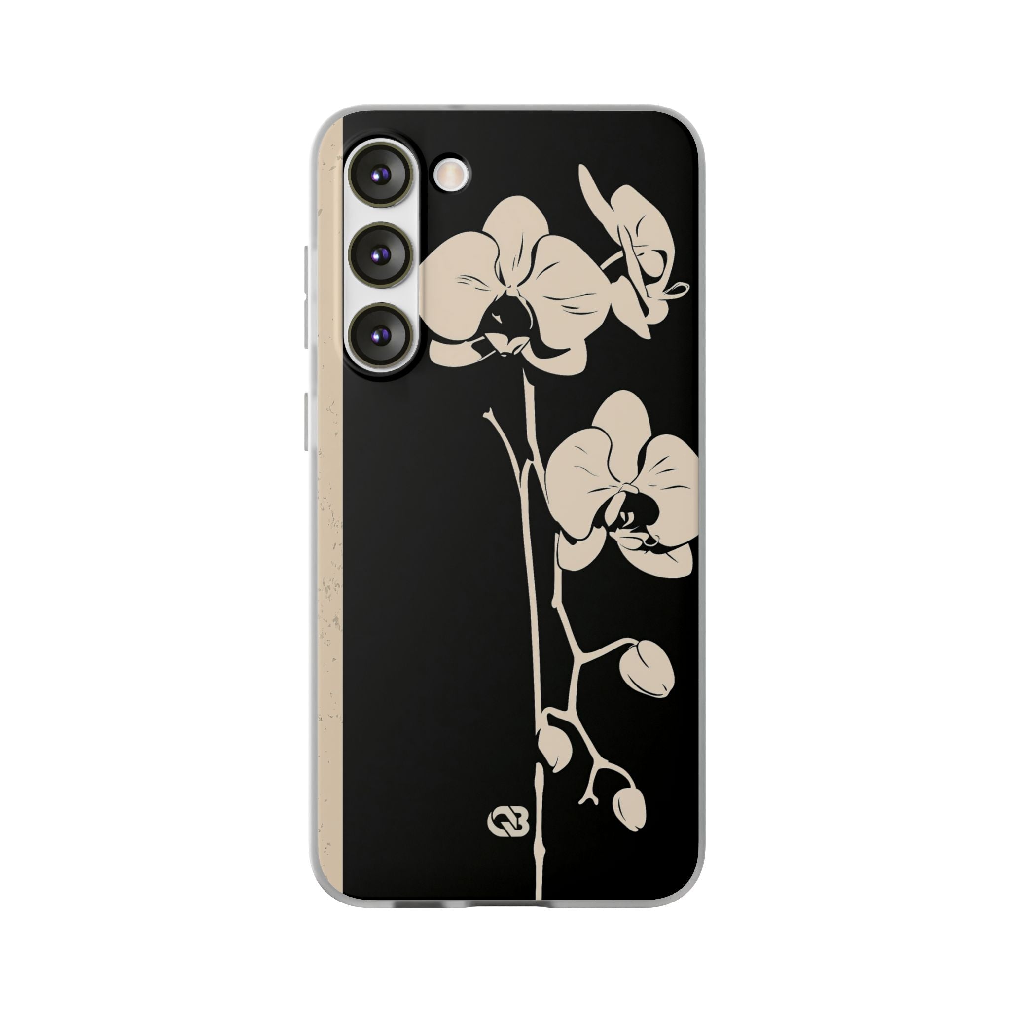 Black Lite Phone Case for Samsung - Obsidian Bone Orchid