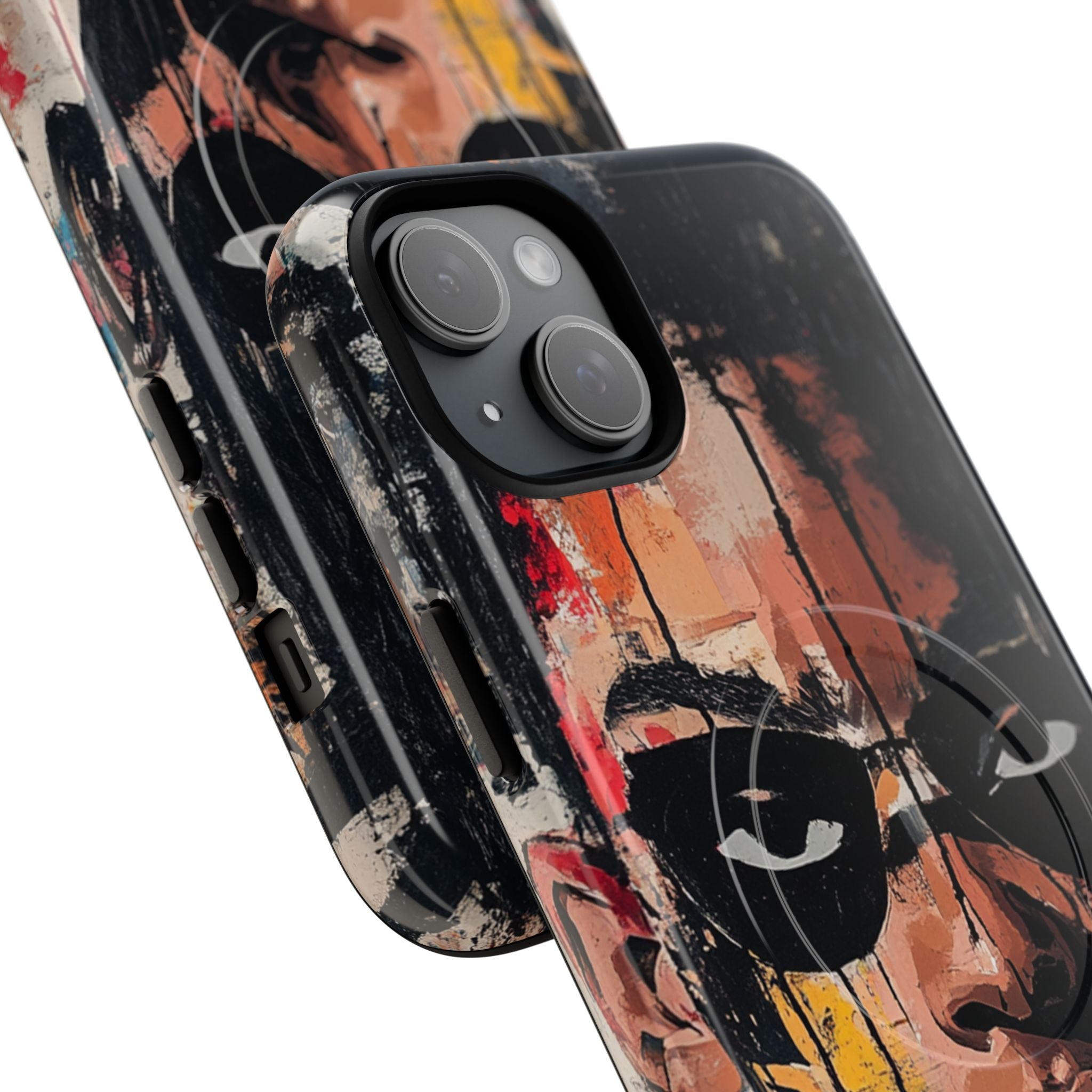 Maskiertes Porträt Drips iPhone 15 Plus Case - Tough+