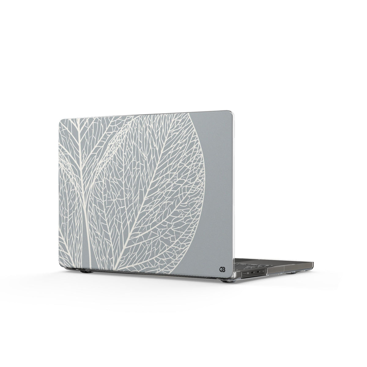 Minimal Leaf Skeleton · Clear Hard Case for MacBook · Grey