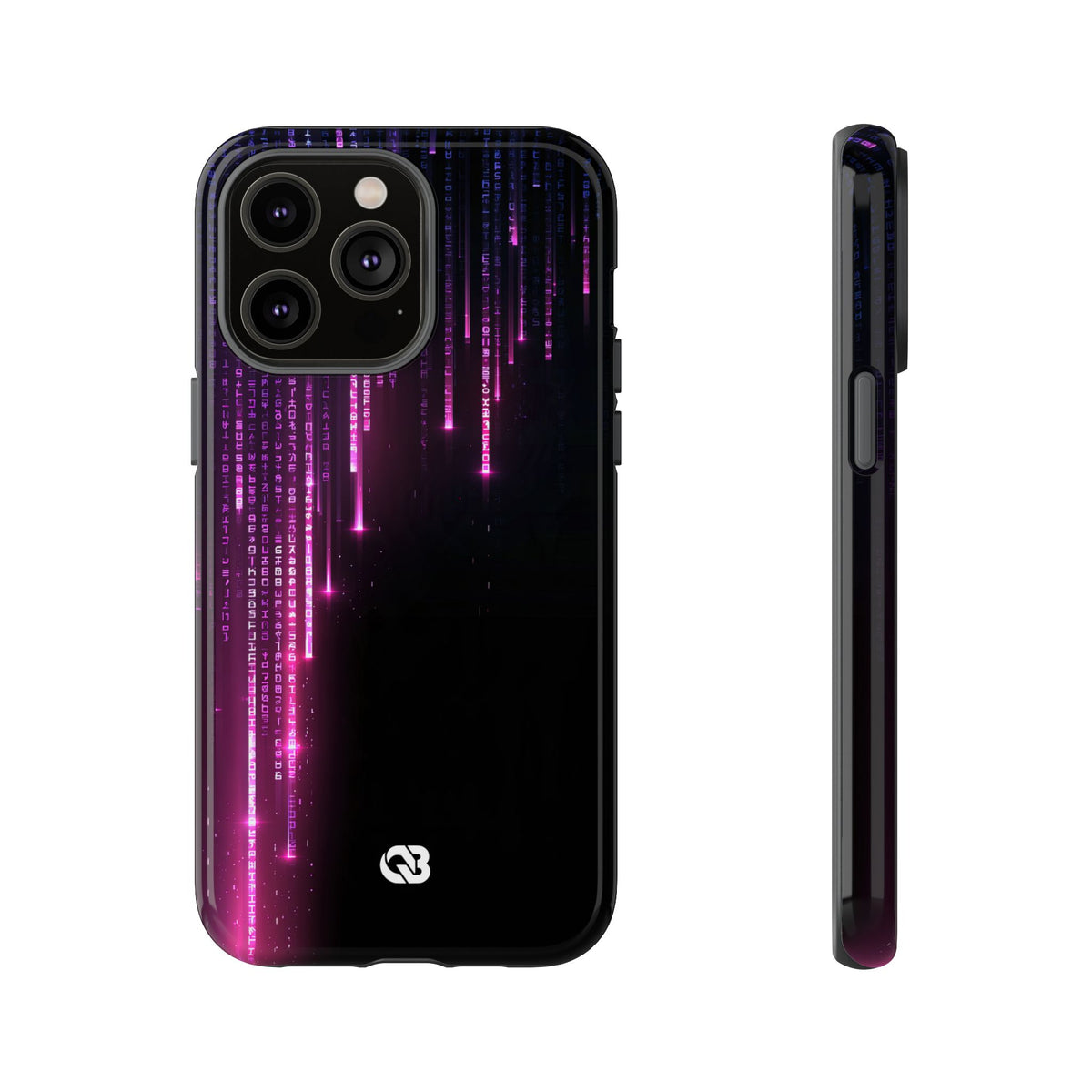 Binary Cascade · Tough Phone Case for iPhone · Black