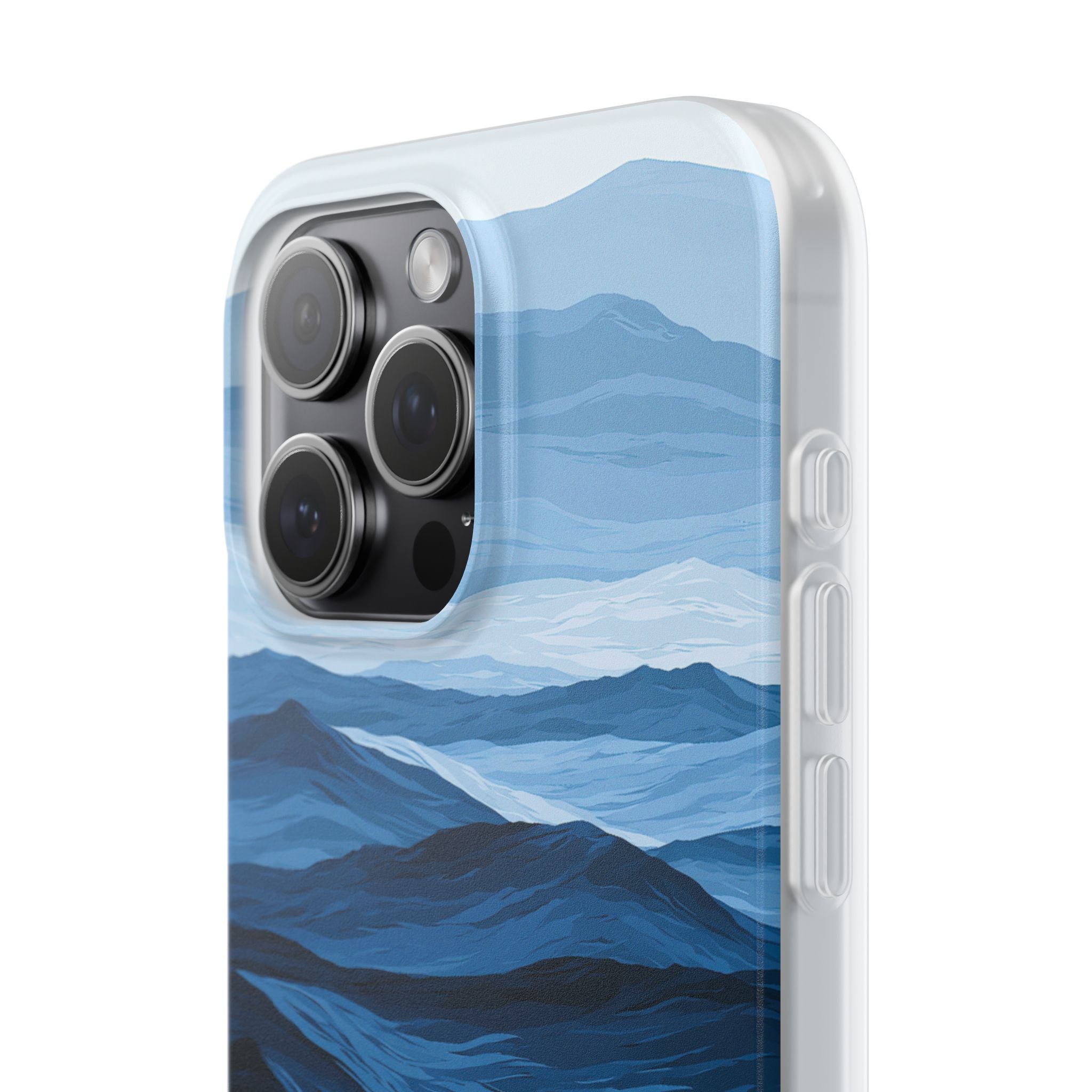 Blue Lite Phone Case for iPhone - Cobalt Ridge Tides