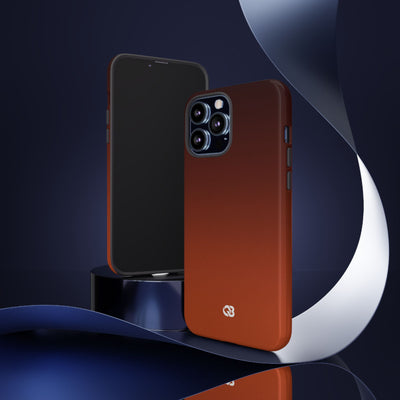 Burnt Amber Spectrum · Tough Phone Case for iPhone · Orange