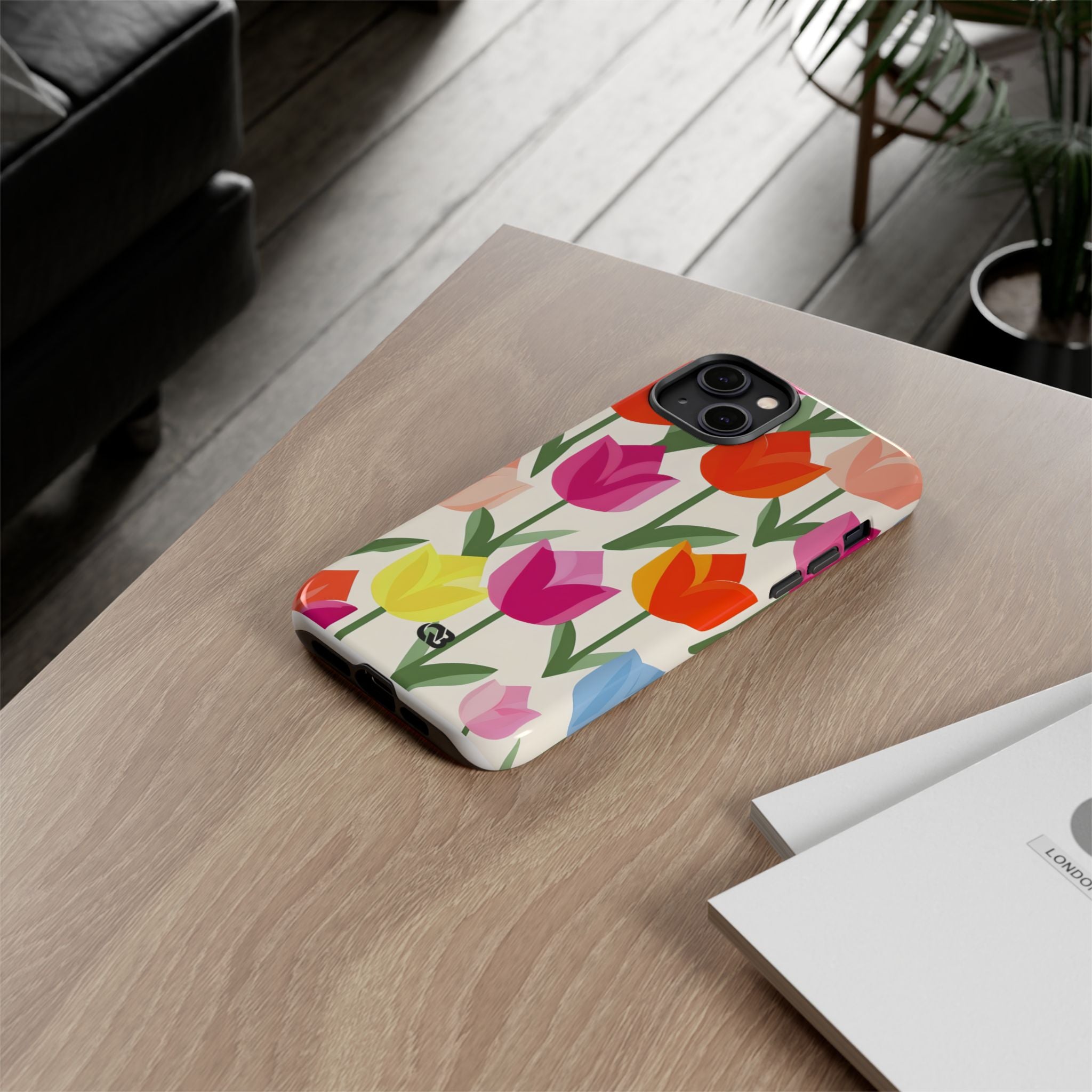 Vibrant Petal Grid · Tough Fundas para teléfono para iPhone