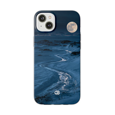 Arctic Moon Drift · Lite Phone Case for iPhone ·  Blue