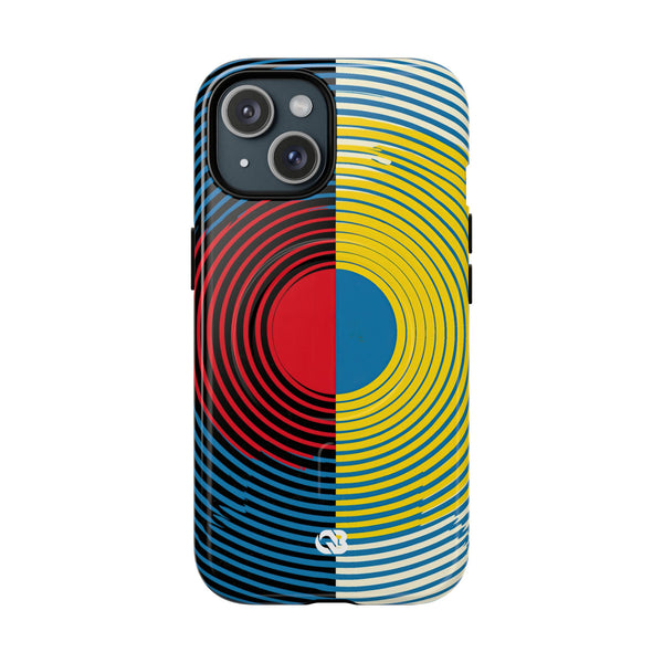 Chromatic Orbit · Tough 2.0 Magnetic Phone Case for iPhone · Blue