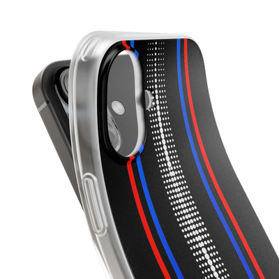 Electric Pulse Grid · Soft Phone Case for iPhone