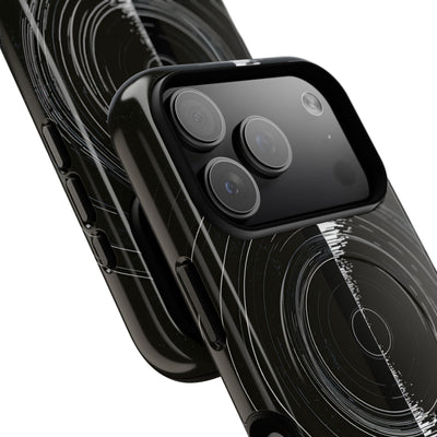 Black Tough 2.0 Magsafe Phone Case for iPhone - Obsidian Orbital Signal