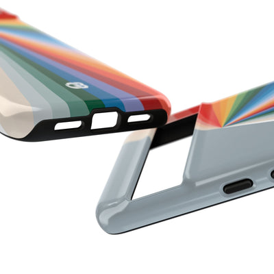 Grey Tough Phone Case for Google Pixel - Slate Prism Burst