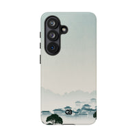 Blue Tough Phone Case for Samsung - Mist Valley Pagoda