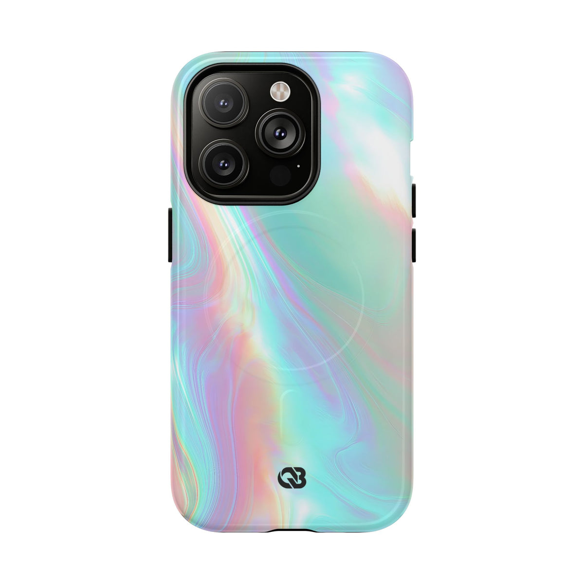 Prismatic Liquid Light · Tough 2.0 Magnetic Phone Case for iPhone · Teal