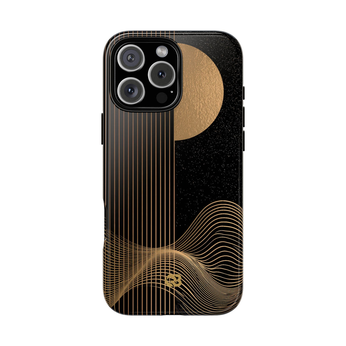 Lunar Topo Horizon · Tough Phone Case for iPhone · Black