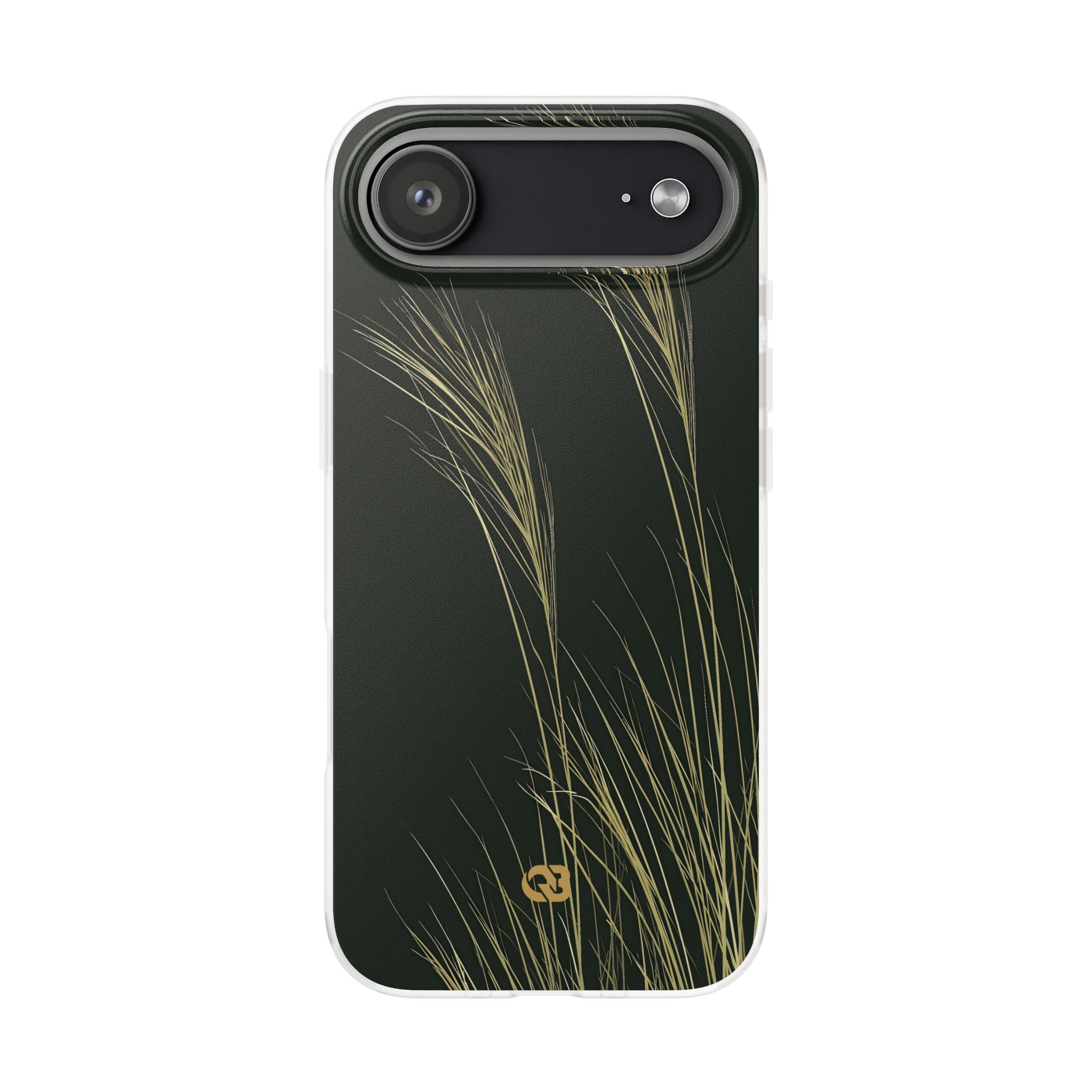 Green Lite Phone Case for iPhone - Midnight Gilded Grass