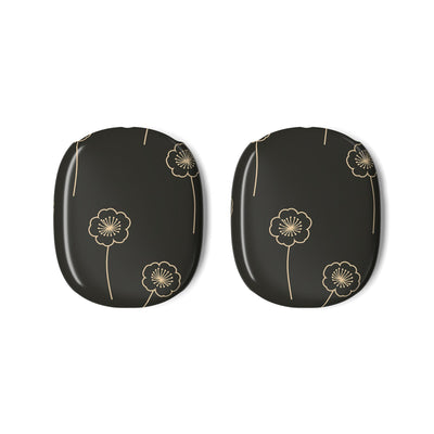 Nocturne Bloom Contours · Hard Case for AirPods Max · Black