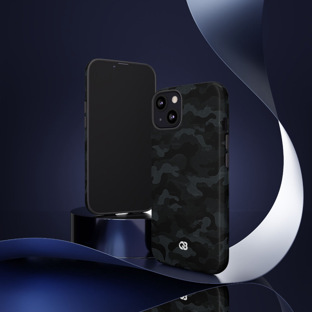 Blackout Urban Camo · Tough Phone Case for iPhone · Black