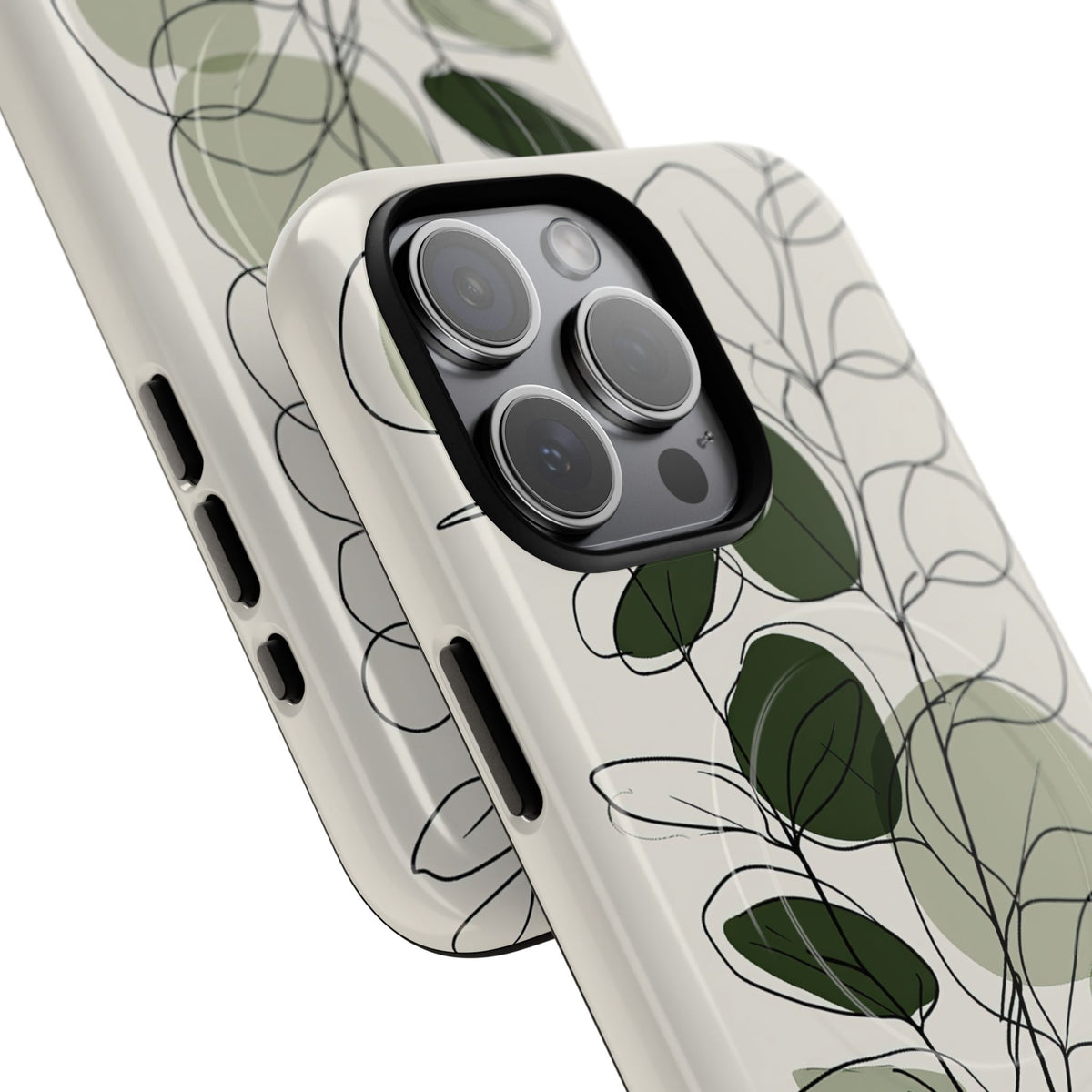 Eucalyptus Foliage Study · Tough 2.0 Magnetic Phone Case for iPhone · Green