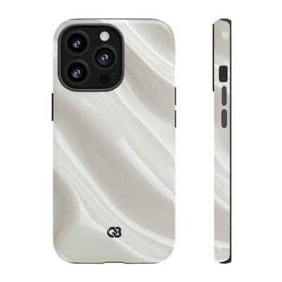 Liquid Enamel Fold · Tough Phone Case for iPhone · White