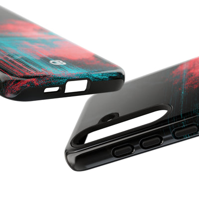Digital Signal Drift · Tough Phone Case for Samsung · Black