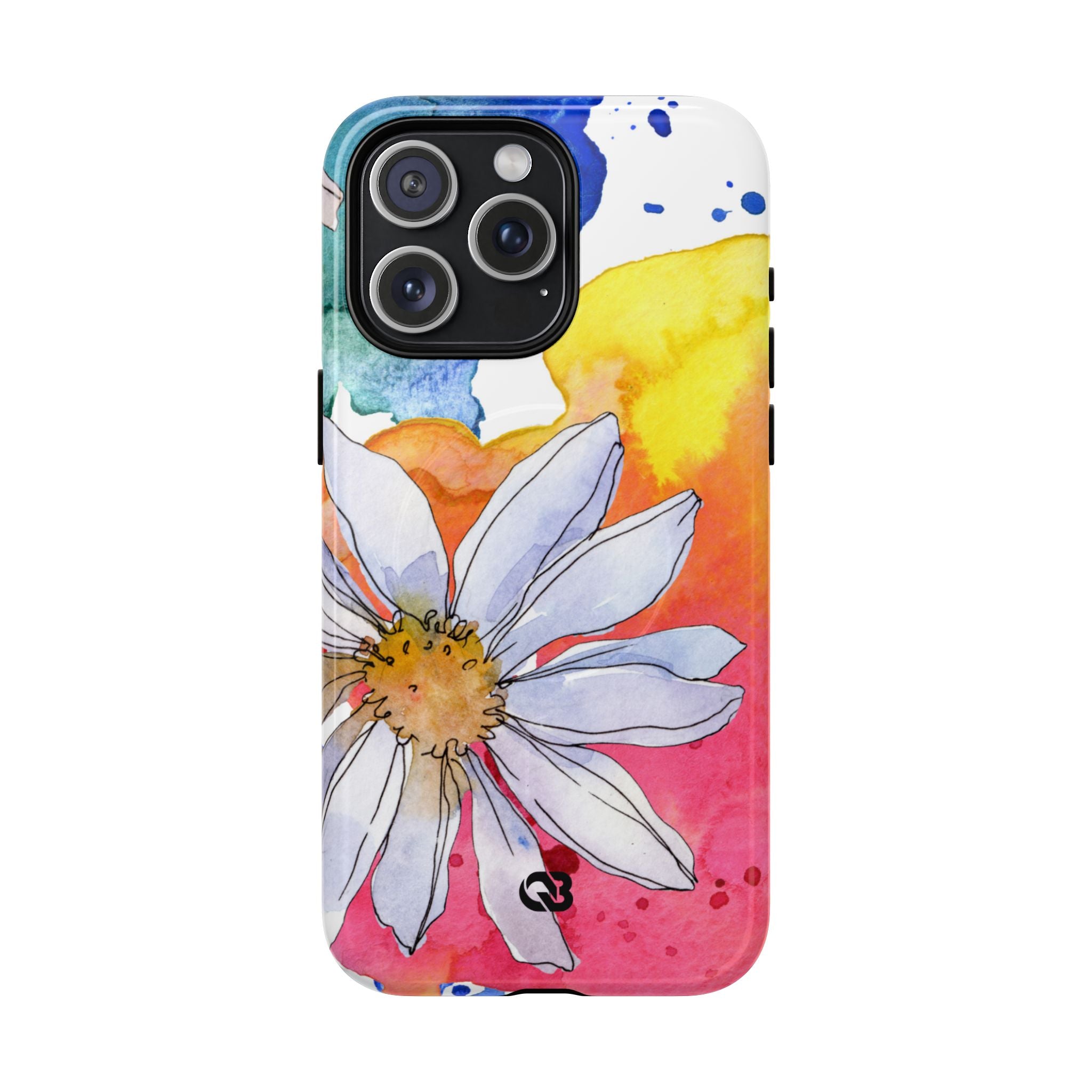 Vivid Bloom Splatter · Tough+ Handyhülle für iPhone · Magsafe