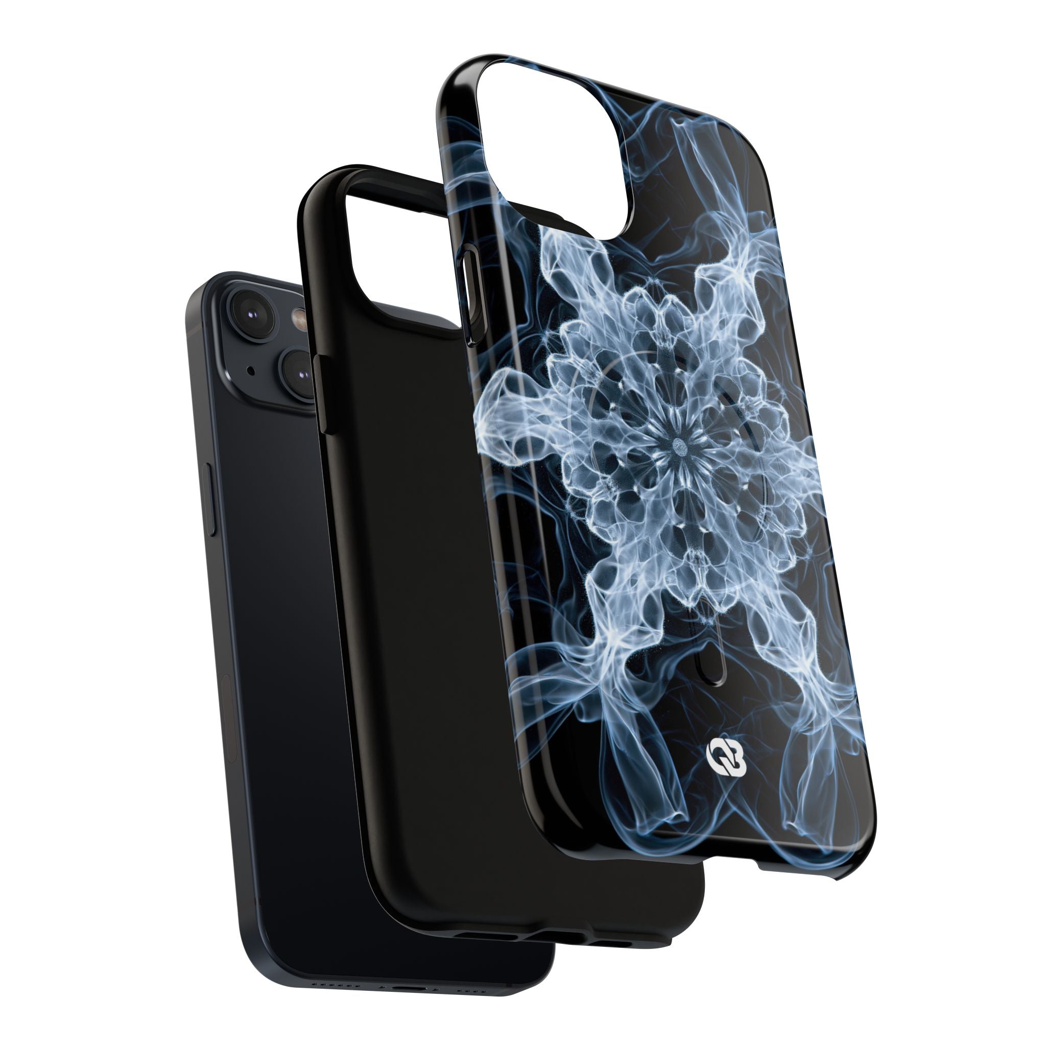 Blue Tough 2.0 Magsafe Phone Case for iPhone - Glacial Smoke Crown