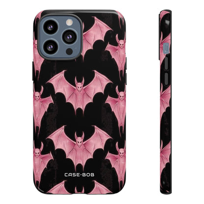 Pink Batwave iPhone 13 Pro Max Case - Tough