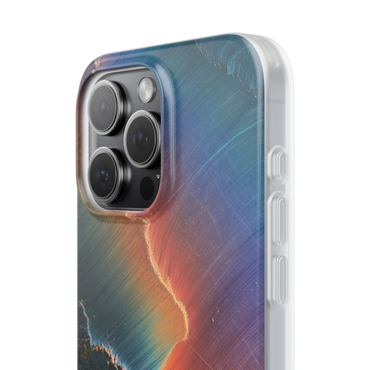 Prismatic Aura Shift · Lite Phone Case for iPhone ·  Blue