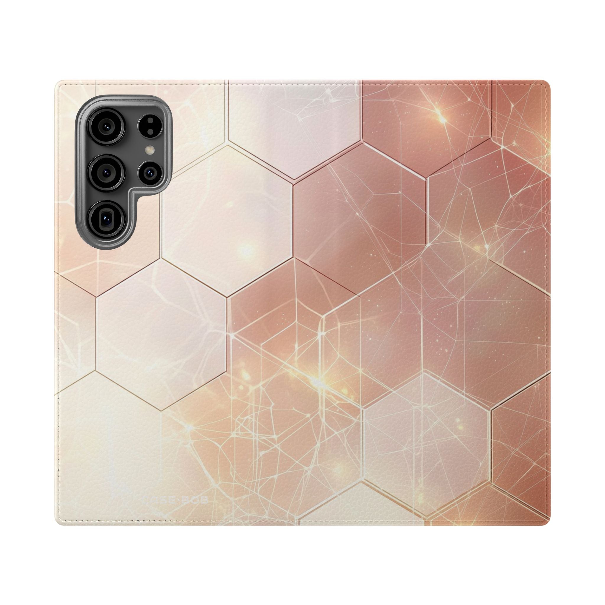 Hexagon Glow - Samsung S23 Ultra Case - Wallet