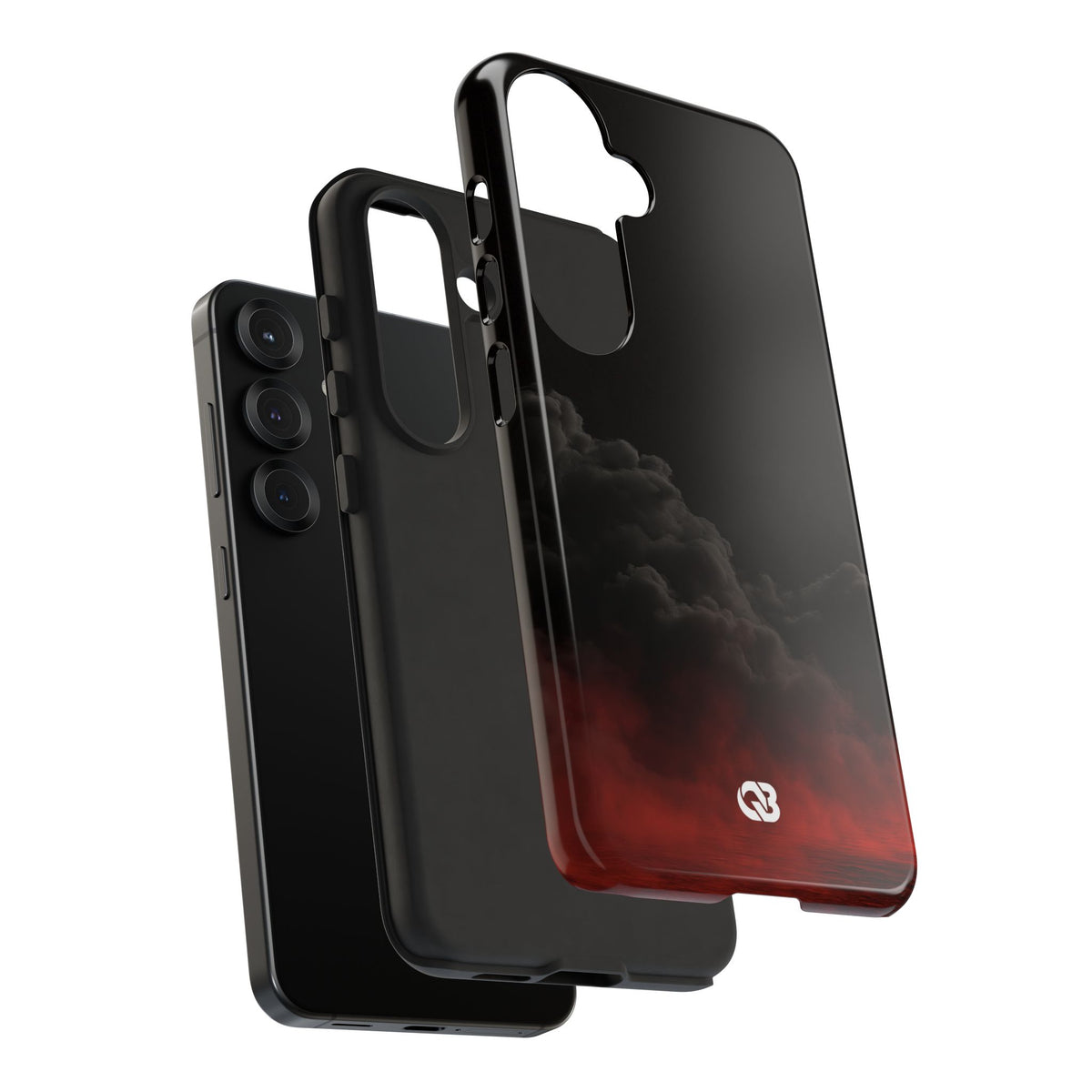 Crimson Fog Void · Tough Phone Case for Samsung · Black