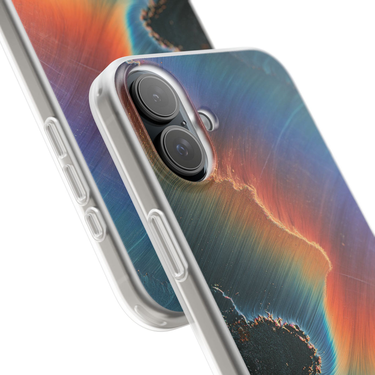 Prismatic Aura Shift · Lite Phone Case for iPhone ·  Blue