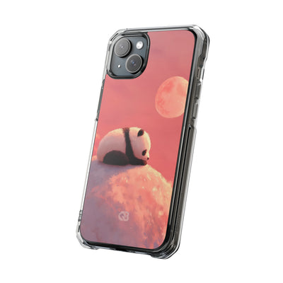 Rose Moon Panda · Impact Coque de téléphone pour iPhone · Magsafe