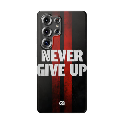 Crimson Grit Resolve · Soft Handyhülle für Samsung