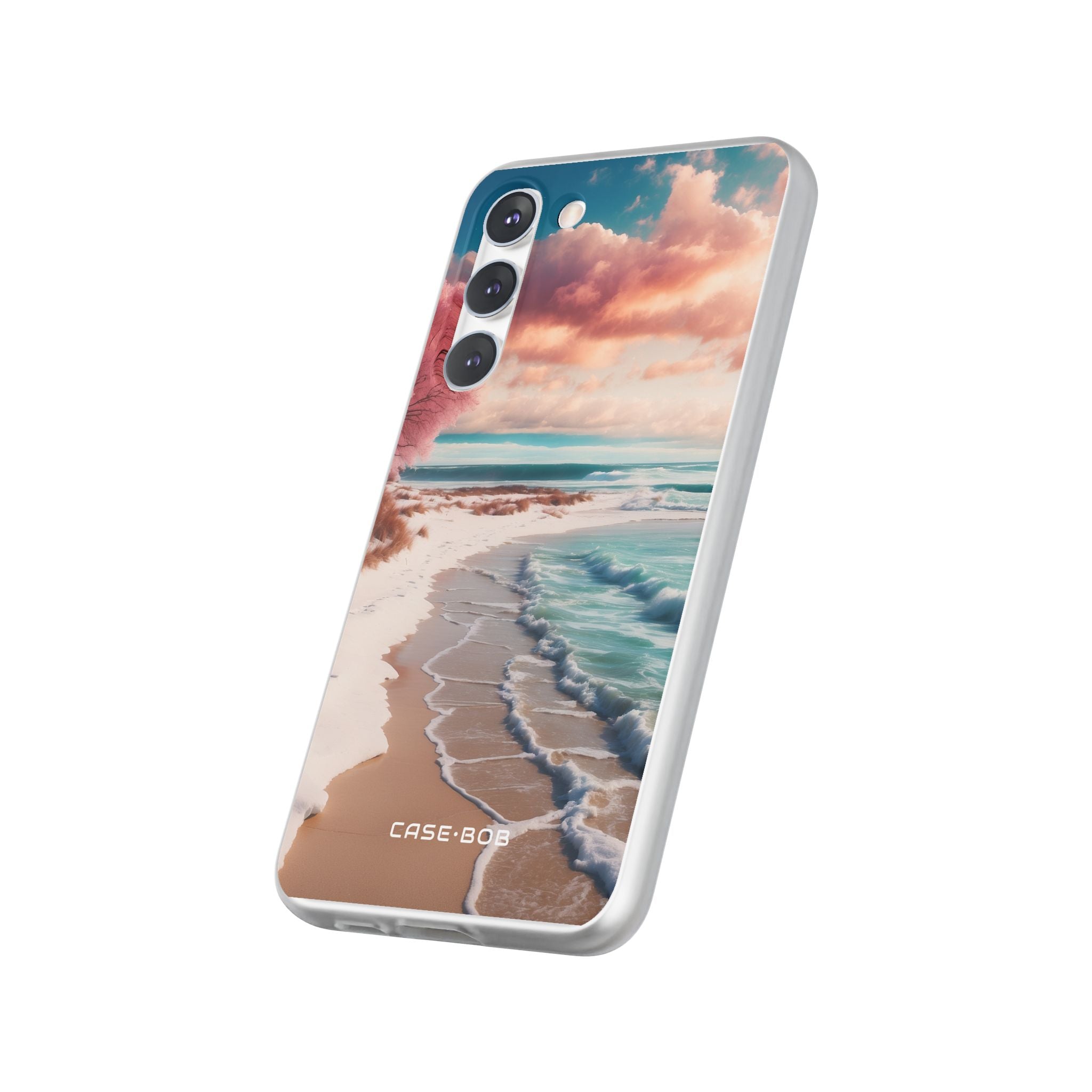 Lyserød Træ Brise Samsung S23 Plus Cover - Blødt