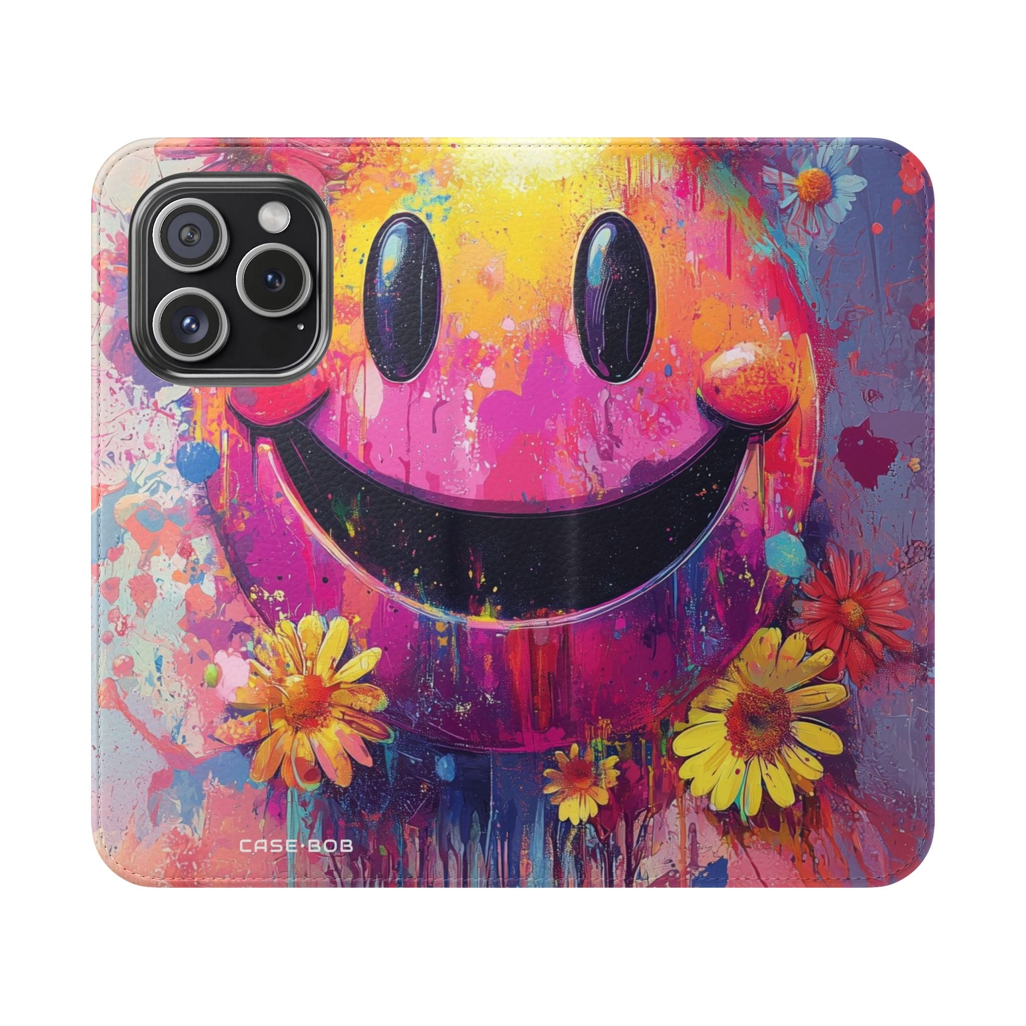 Smiley Bloom Drip - iPhone 15 Pro Cover - Pung