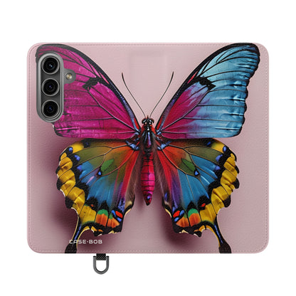 Vibrant Monarch - Samsung S24 Case - Lompakkokotelo
