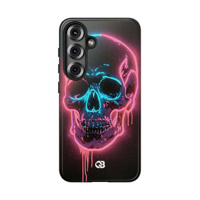 Neon Drip Skull · Tough Phone Case for Samsung · Black