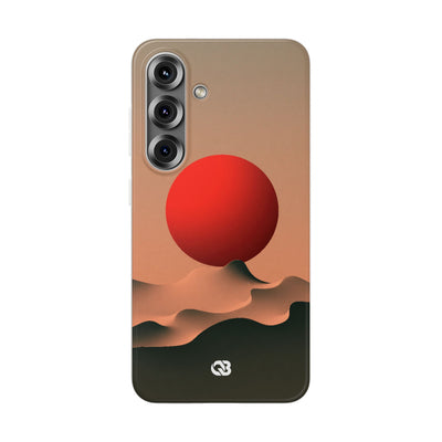 Crimson Sol Ridge · Lite Phone Case for Samsung · Red
