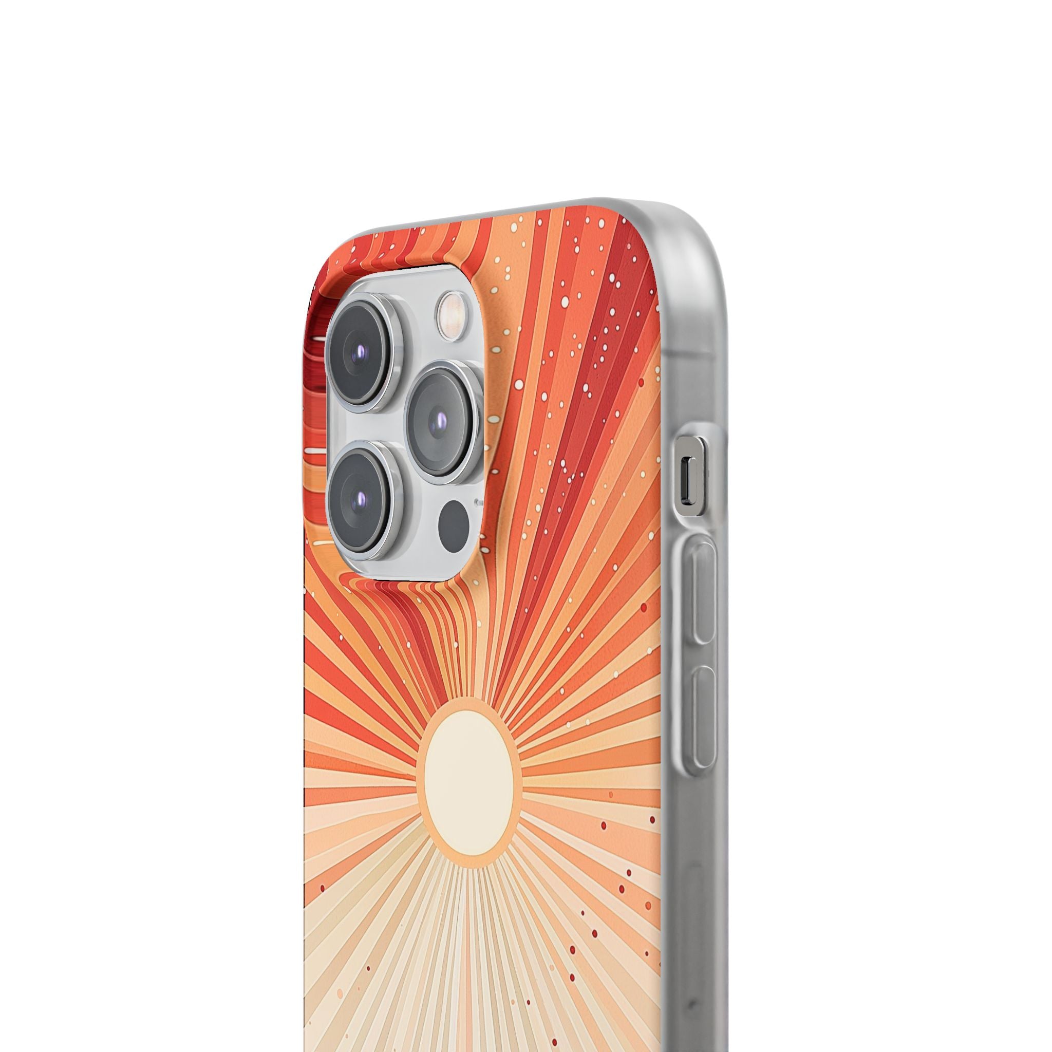 Solar Bloom iPhone 14 Pro Cover - Blød