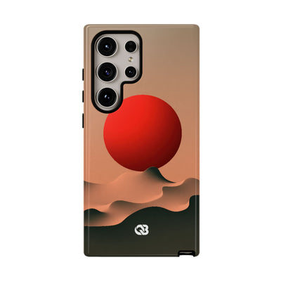 Crimson Sol Ridge · Tough Phone Case for Samsung · Red
