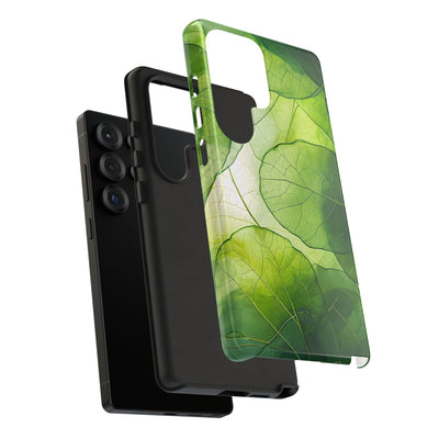 Emerald Leaf Veins · Tough Phone Case for Samsung
