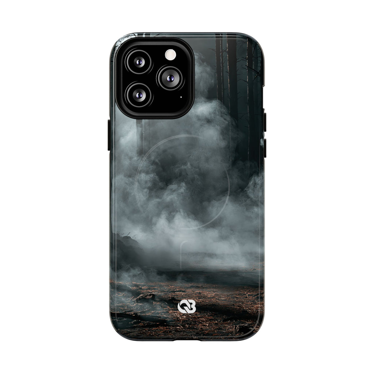 Shadowed Pine Mist · Tough 2.0 Magnetic Phone Case for iPhone · Black