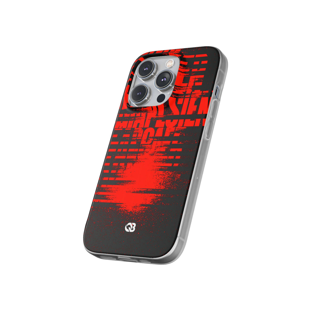 Crimson Redaction · Lite Phone Case for iPhone ·  Black