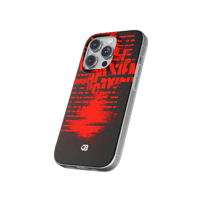 Crimson Redaction · Lite Phone Case for iPhone ·  Black