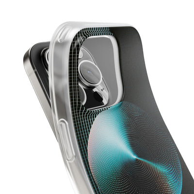 Blue Lite Phone Case for iPhone - Cyan Vector Sphere