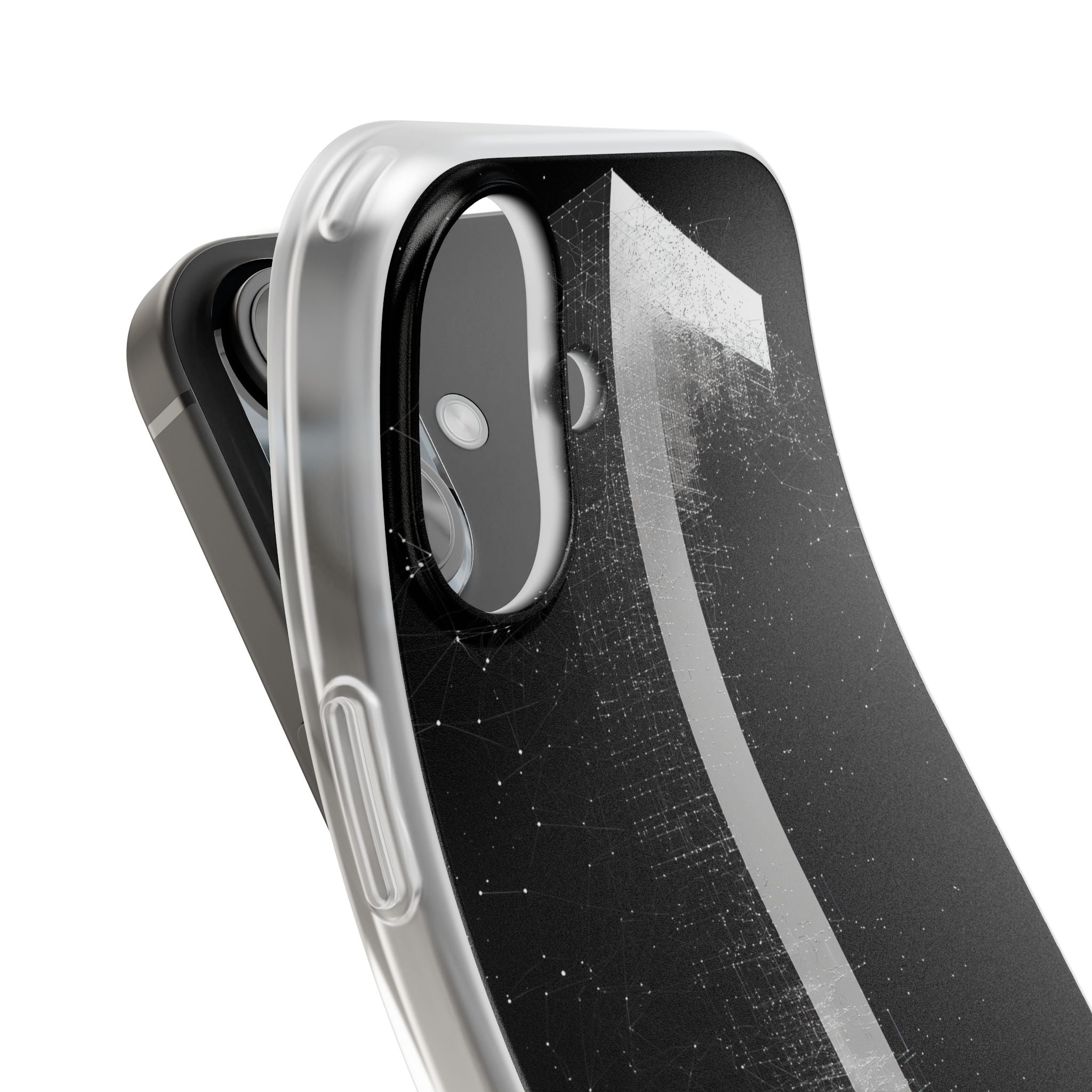 Black Lite Phone Case for iPhone - Vector Core Monolith