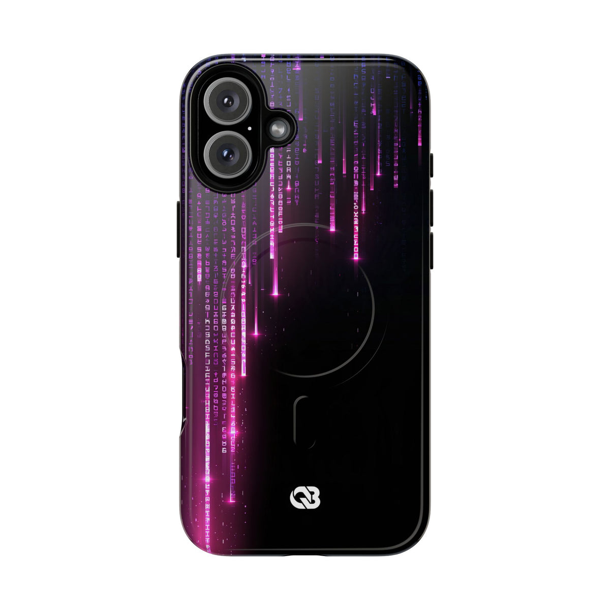 Binary Cascade · Tough 2.0 Magnetic Phone Case for iPhone · Black