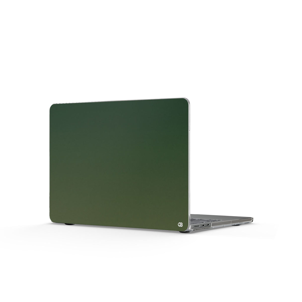 Evergreen Gradient · Clear Hard Case for MacBook · Green