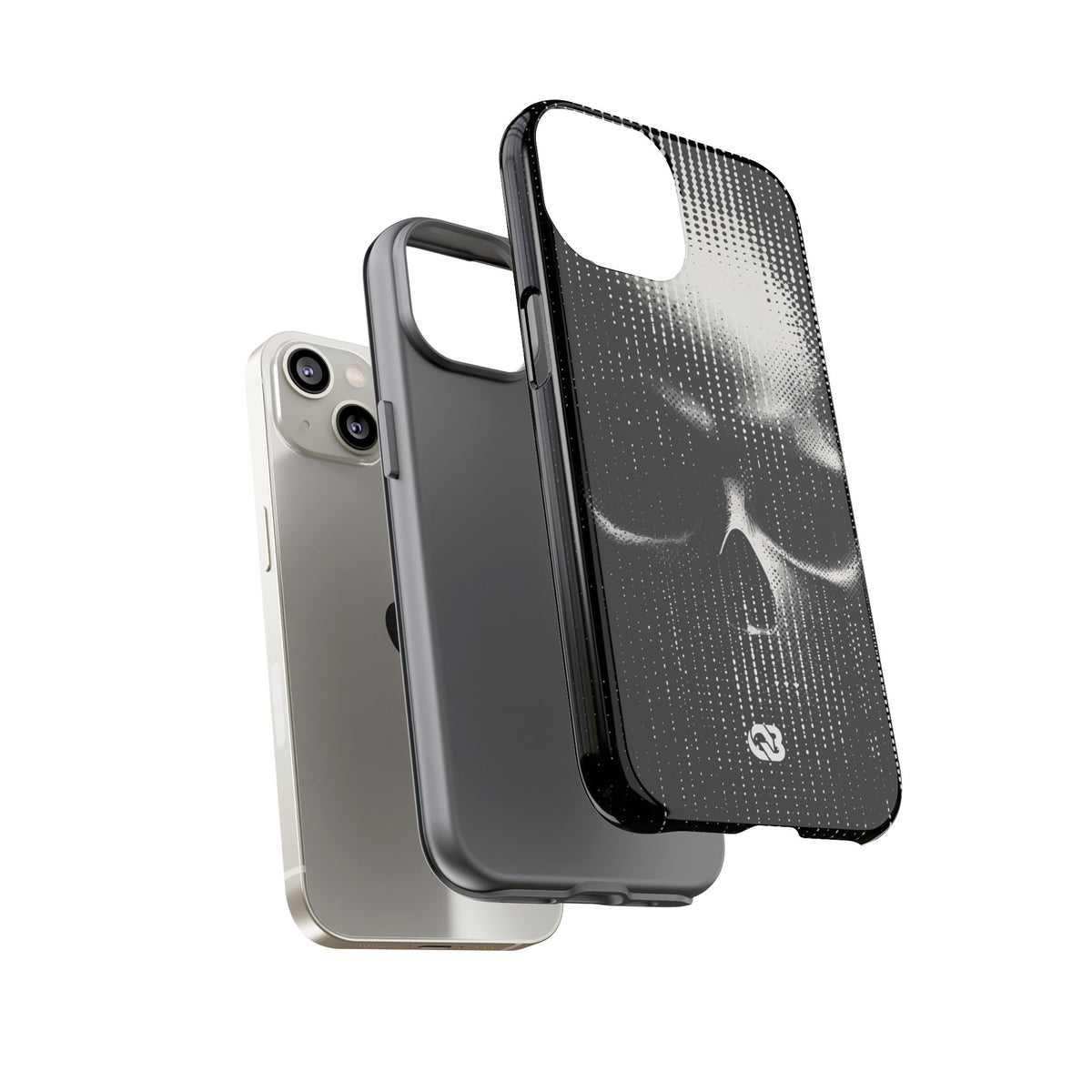 Raster Phantom · Tough Phone Case for iPhone · Black