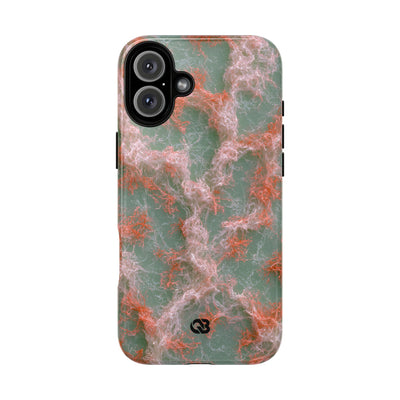 Coral Pixel Matrix · Tough 2.0 Magnetic Phone Case for iPhone · Green