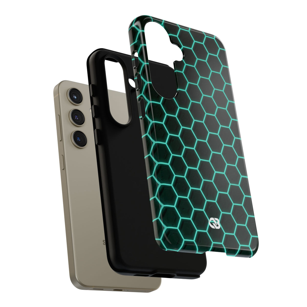 Neon Hex Spectrum · Tough Phone Case for Samsung · Teal
