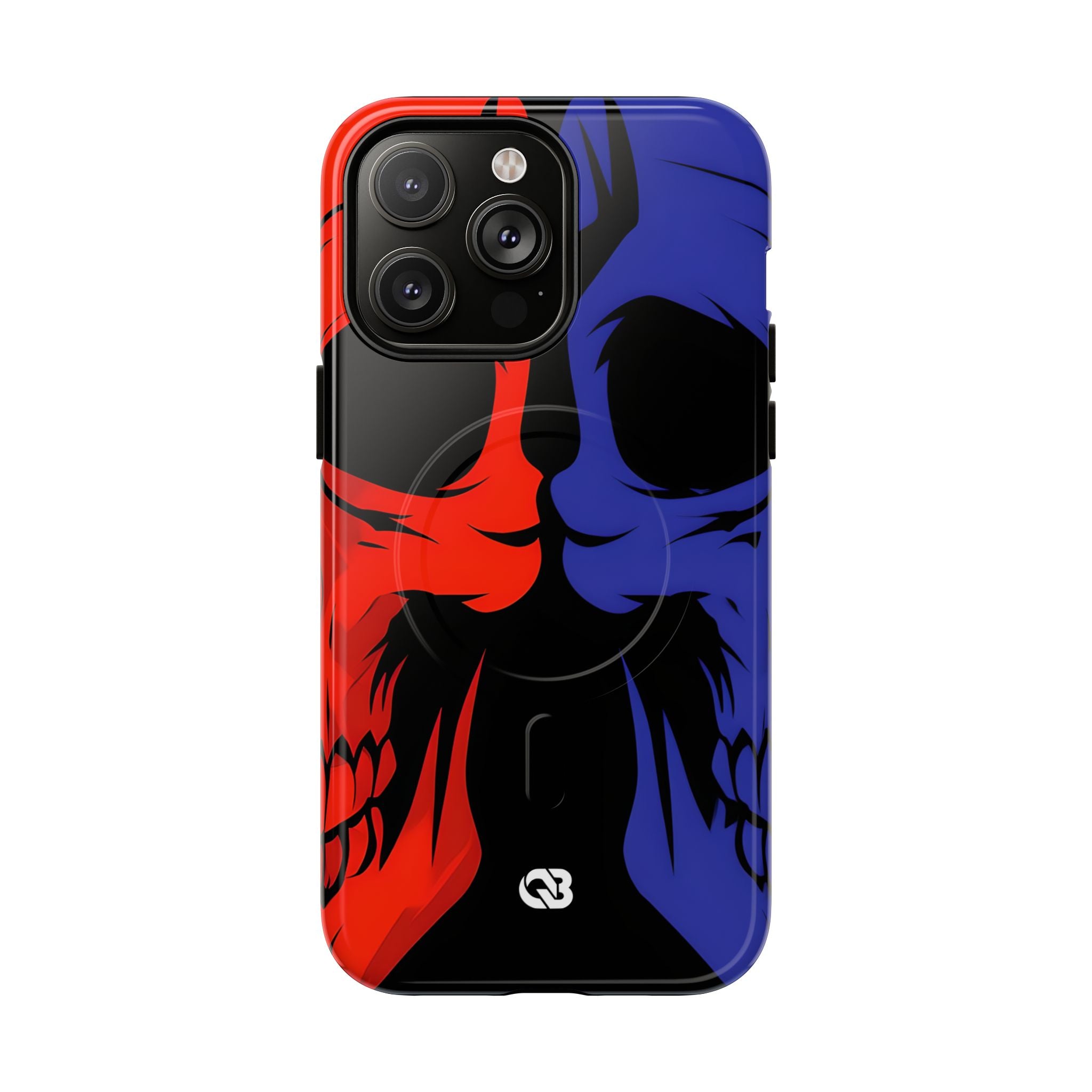 Crimson Cobalt Skulls · Tough+ Phone Case for iPhone · Magsafe